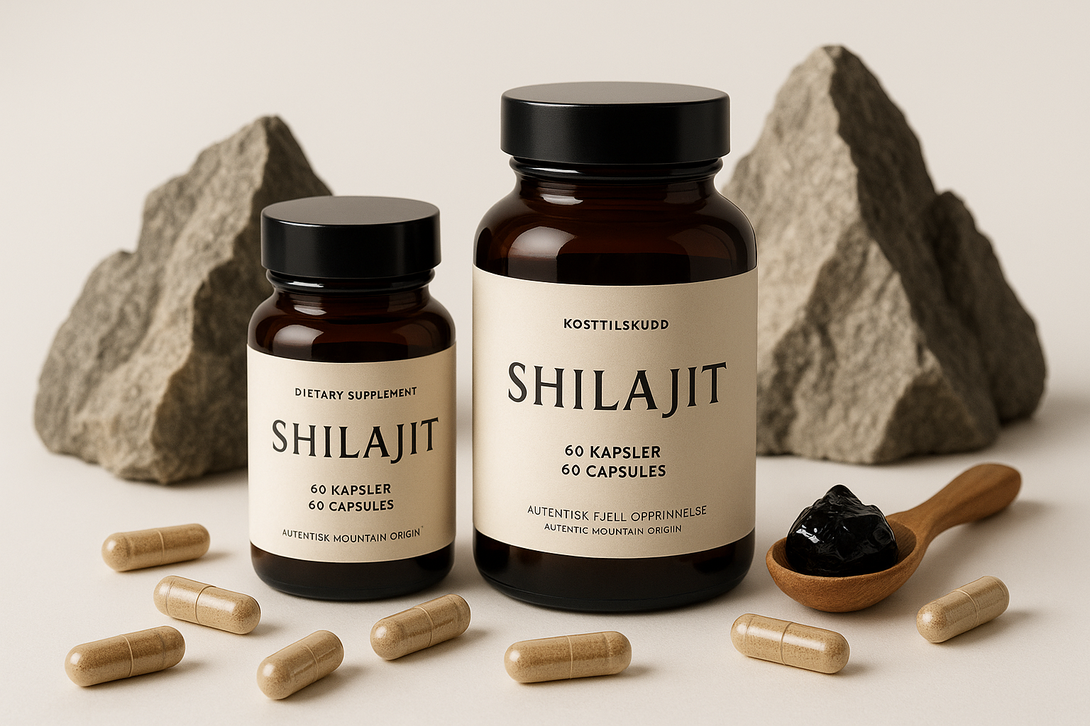 Shilajit kosttilskudd